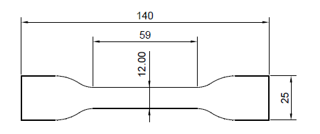ASTM D412 – Type A cutting die 